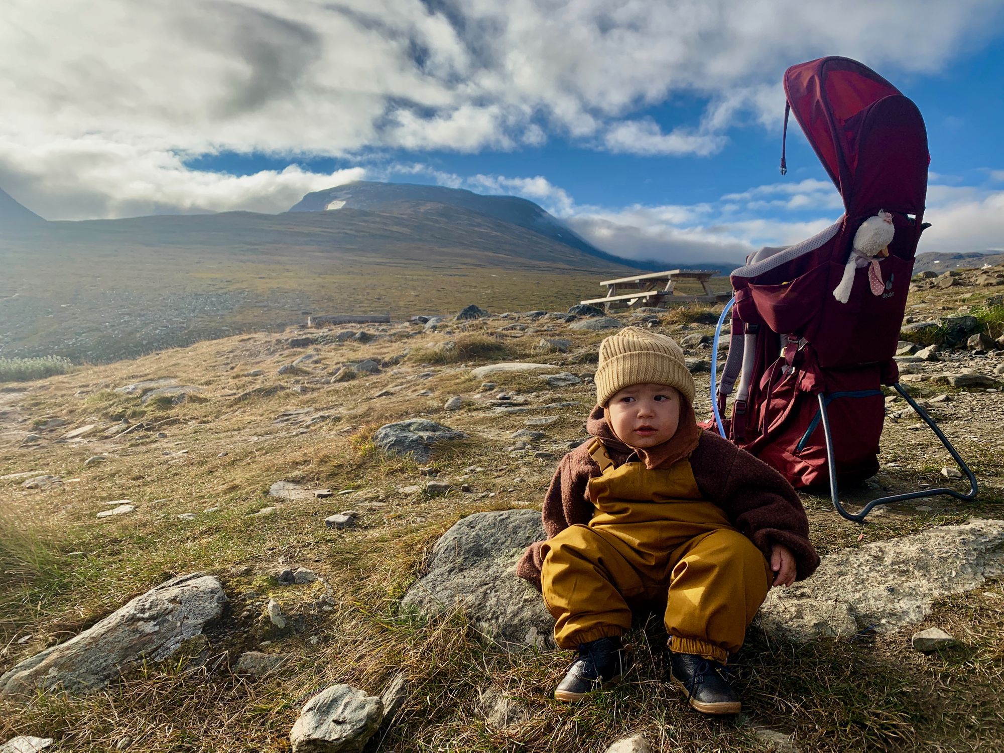 Kungsleden with a toddler - part 1: Abisko to Vakkotovare